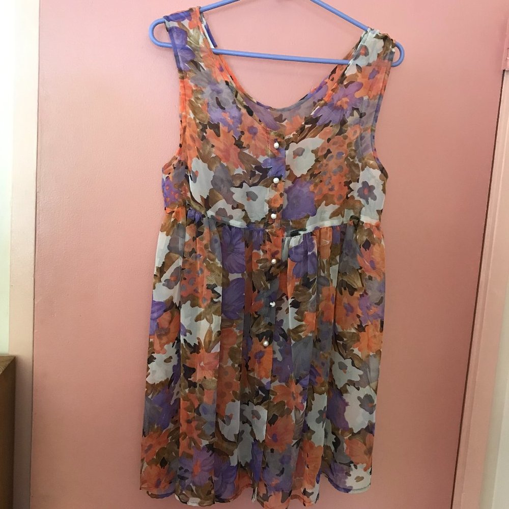 Mini Dress Chiffon